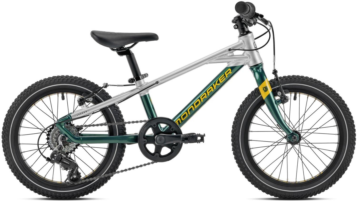 Mondraker Leader 16 Gloss British Racing Green / Racing Silver / Yellow 2023 - Liquid-Life