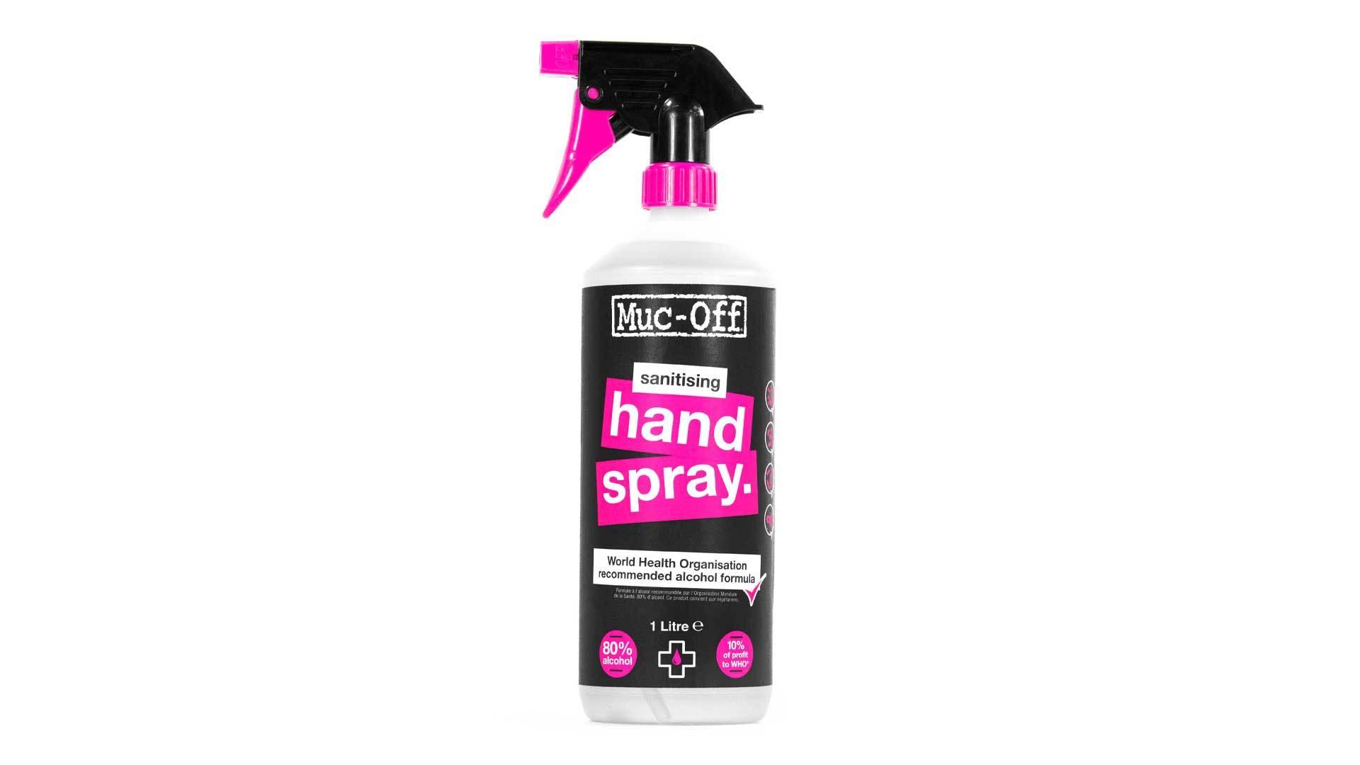 Muc Off Antibacterial Hand Sanitising Spray - Liquid-Life