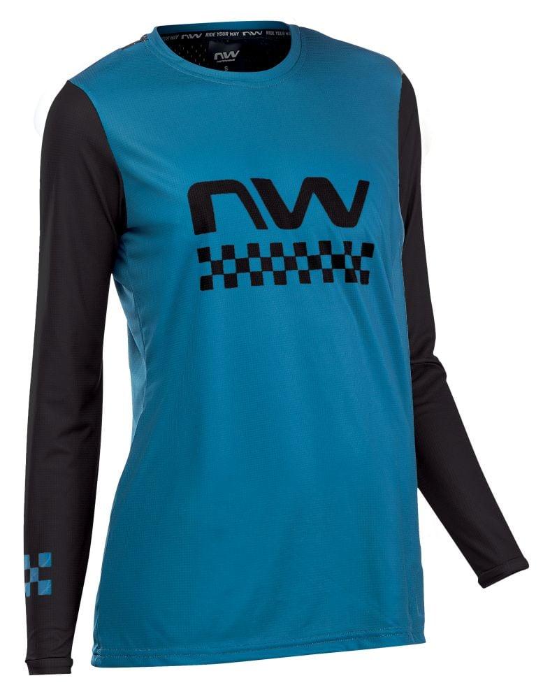 Northwave Edge Woman Jersey Long Sleeve - Liquid-Life #Wähle Deine Farbe_Blue/Black