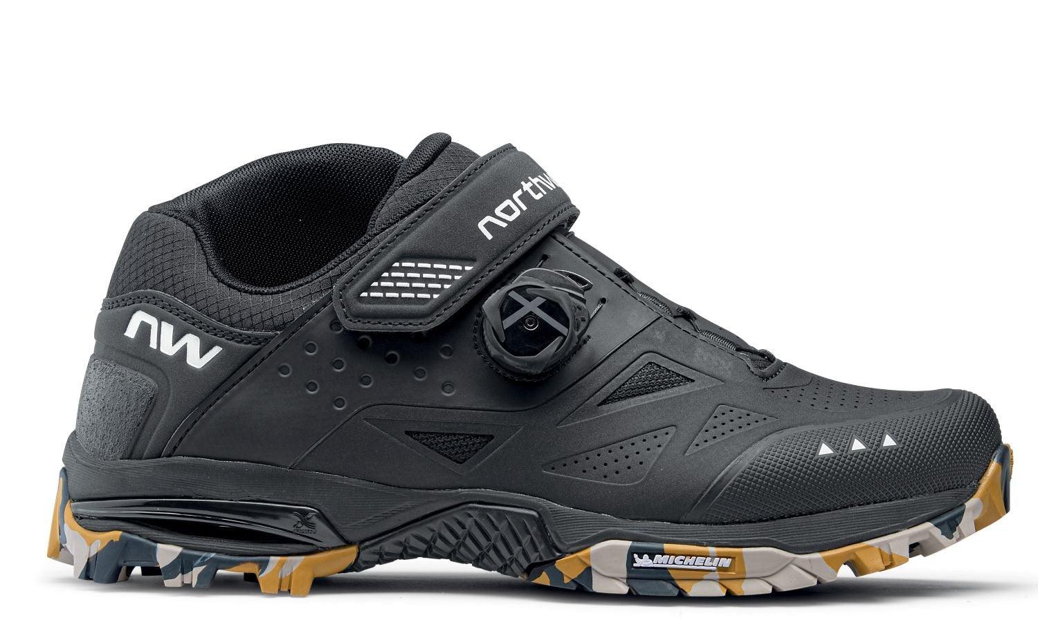 Northwave Enduro Mid 2 - Liquid-Life #Wähle Deine Farbe_Black/Camo Sole