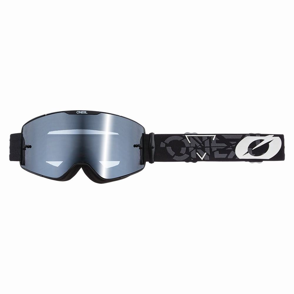 O'Neal B-20 Goggle Strain - Liquid-Life #Wähle Deine Farbe_silver mirror – black/white