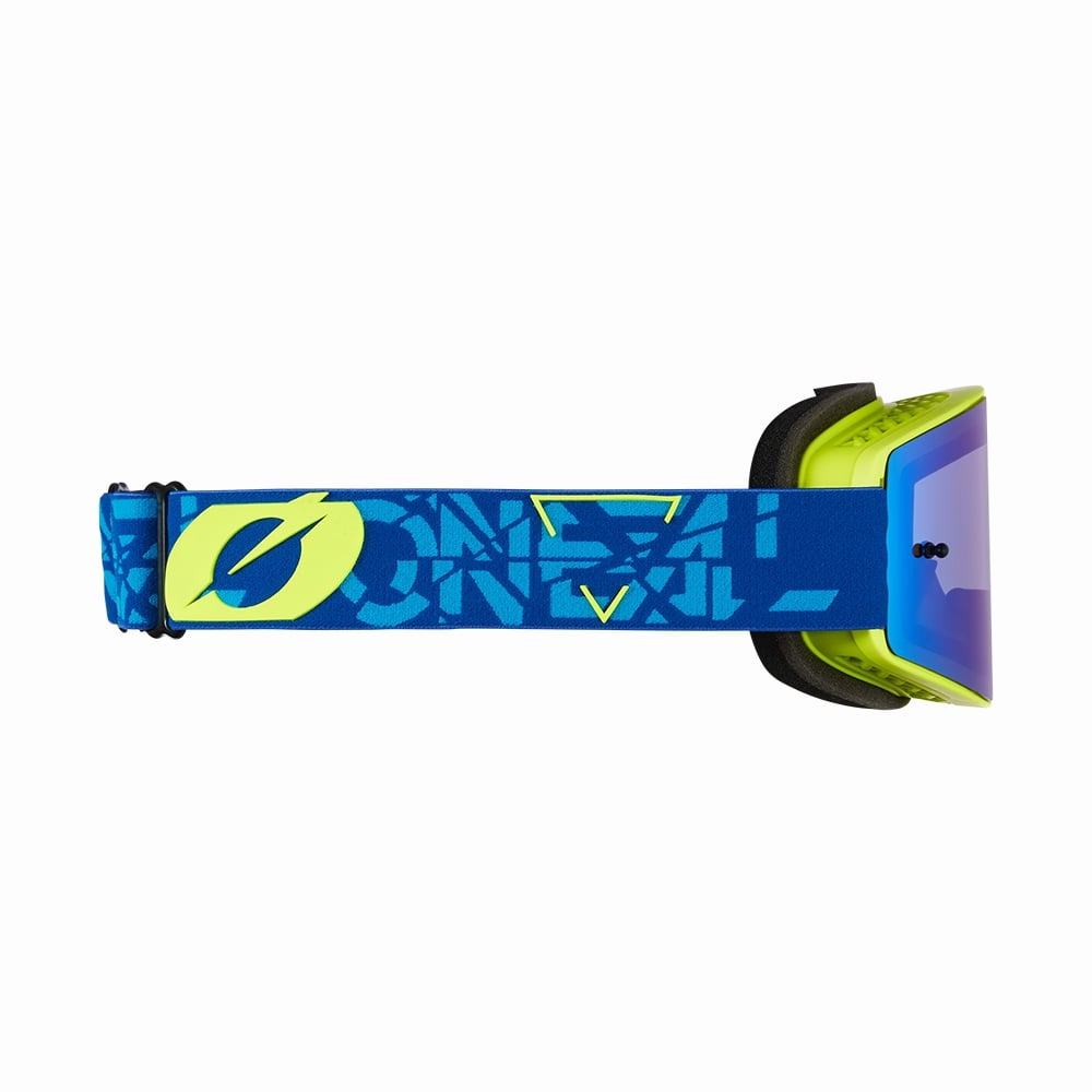 O'Neal B-20 Goggle Strain - Liquid-Life #Wähle Deine Farbe_radium blue/neon yellow