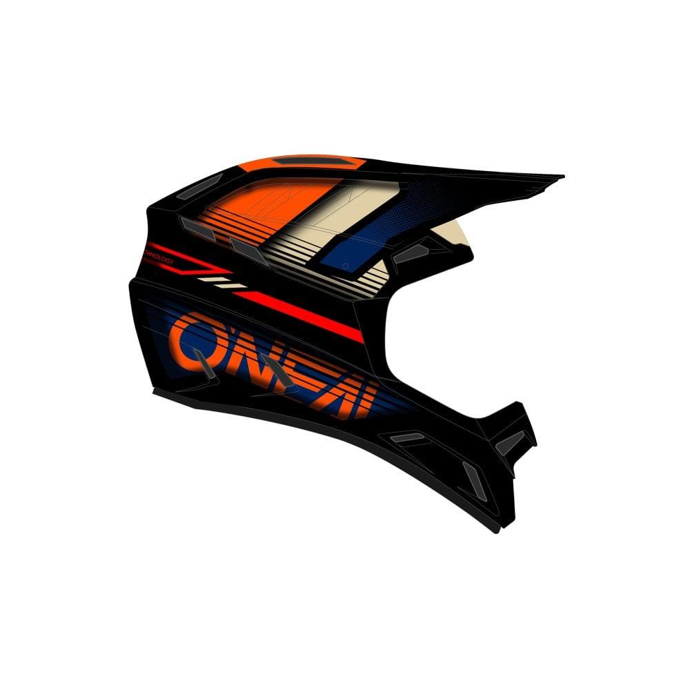 O'Neal Backflip Helmet Eclipse - Liquid-Life #Wähle Deine Farbe_orange/blue