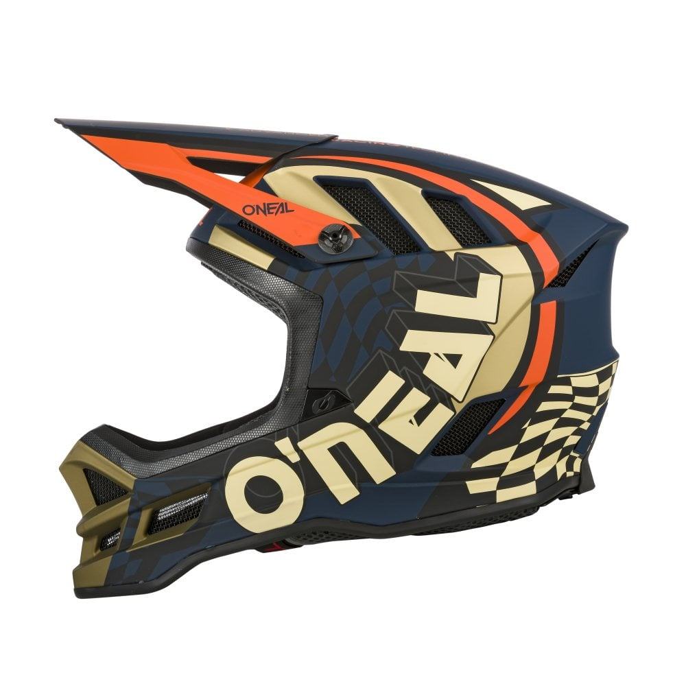 O'Neal Blade Polyacrylite Helmet - Liquid-Life #Wähle Deine Farbe_Zyphr blue/orange