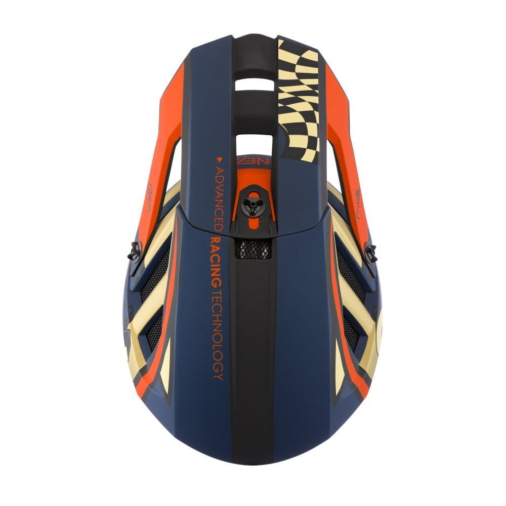 O'Neal Blade Polyacrylite Helmet - Liquid-Life #Wähle Deine Farbe_Zyphr blue/orange