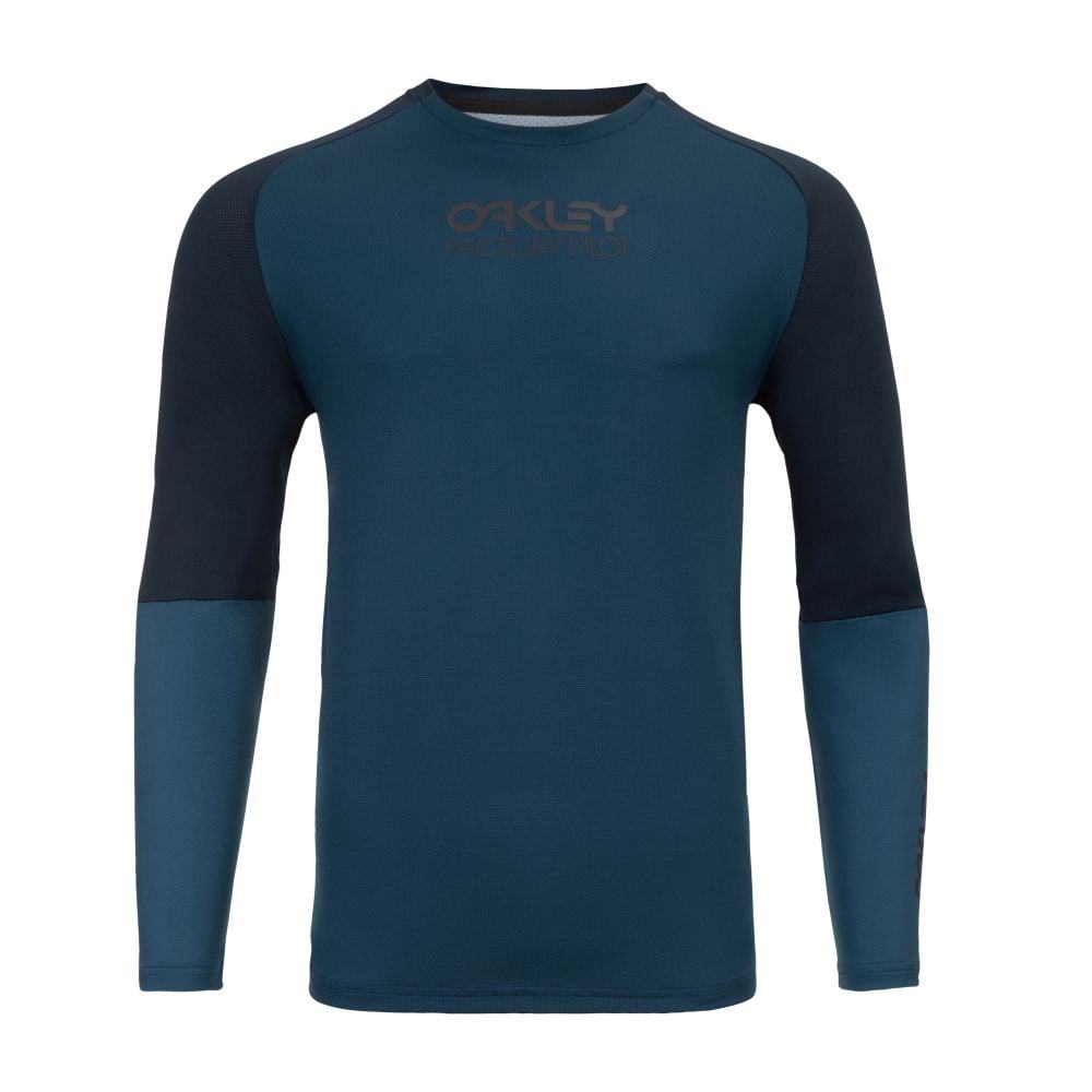 Oakley Factory Pilot MTB LS Jersey - Liquid-Life #Wähle Deine Farbe_Jersey Poseidon
