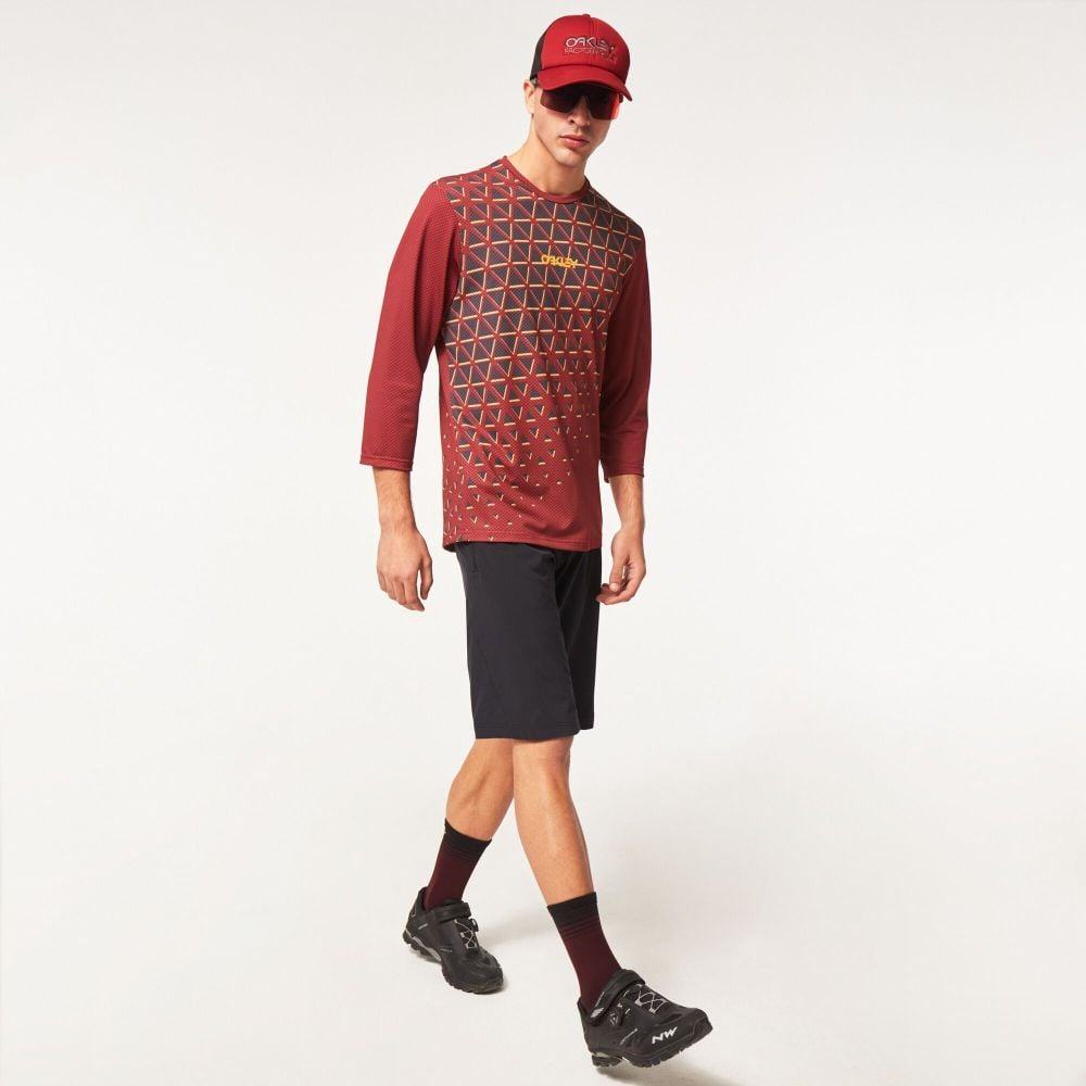 Oakley Flow 3/4 Jersey - Liquid-Life #Wähle Deine Farbe_Iron Red