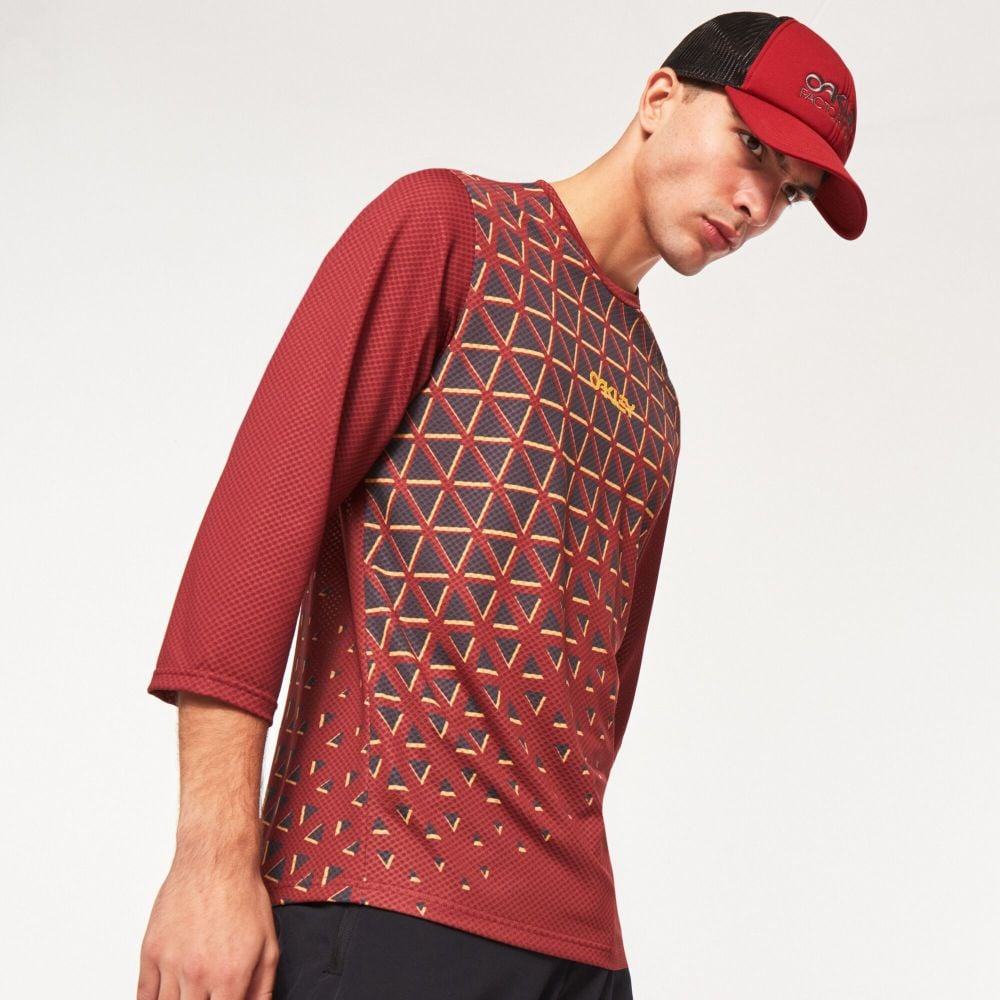 Oakley Flow 3/4 Jersey - Liquid-Life #Wähle Deine Farbe_Iron Red