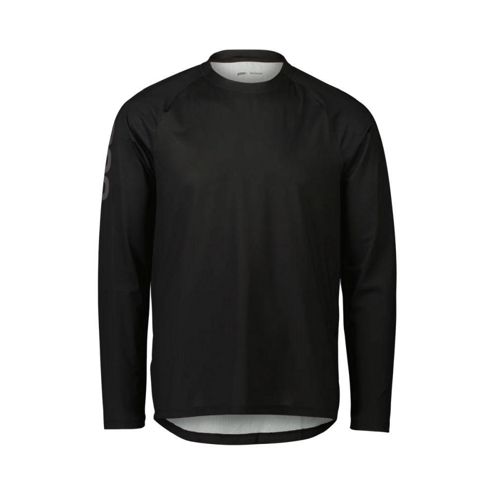 POC M's Essential MTB LS Jersey - Liquid-Life #Wähle Deine Farbe_Uranium Black