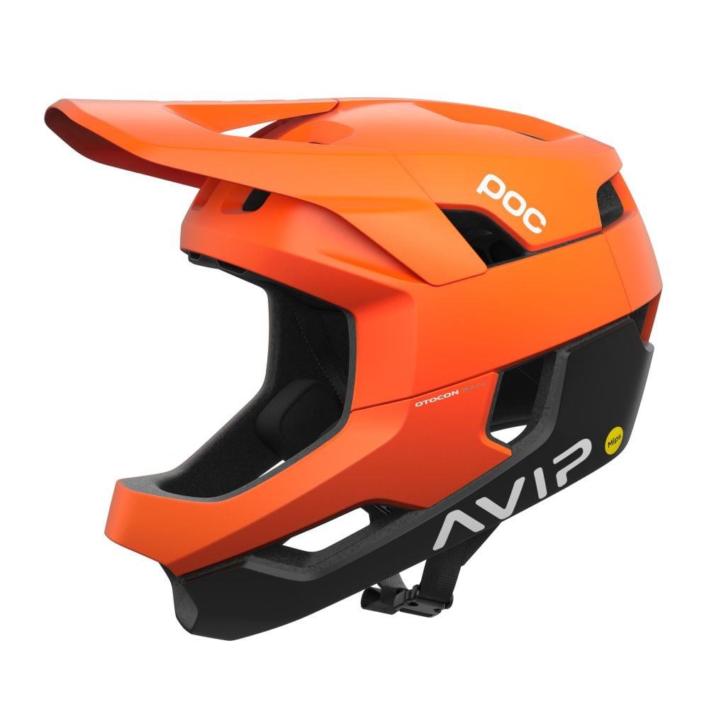 POC Otocon Race MIPS - Liquid-Life #Wähle Deine Farbe_Fluorescent Orange AVIP/Uranium Black Matt