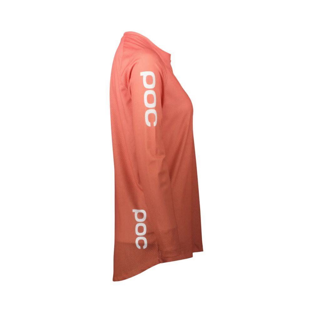 POC W's Essential MTB Lite LS Jersey - Liquid-Life #Wähle Deine Farbe_Ammolite Coral