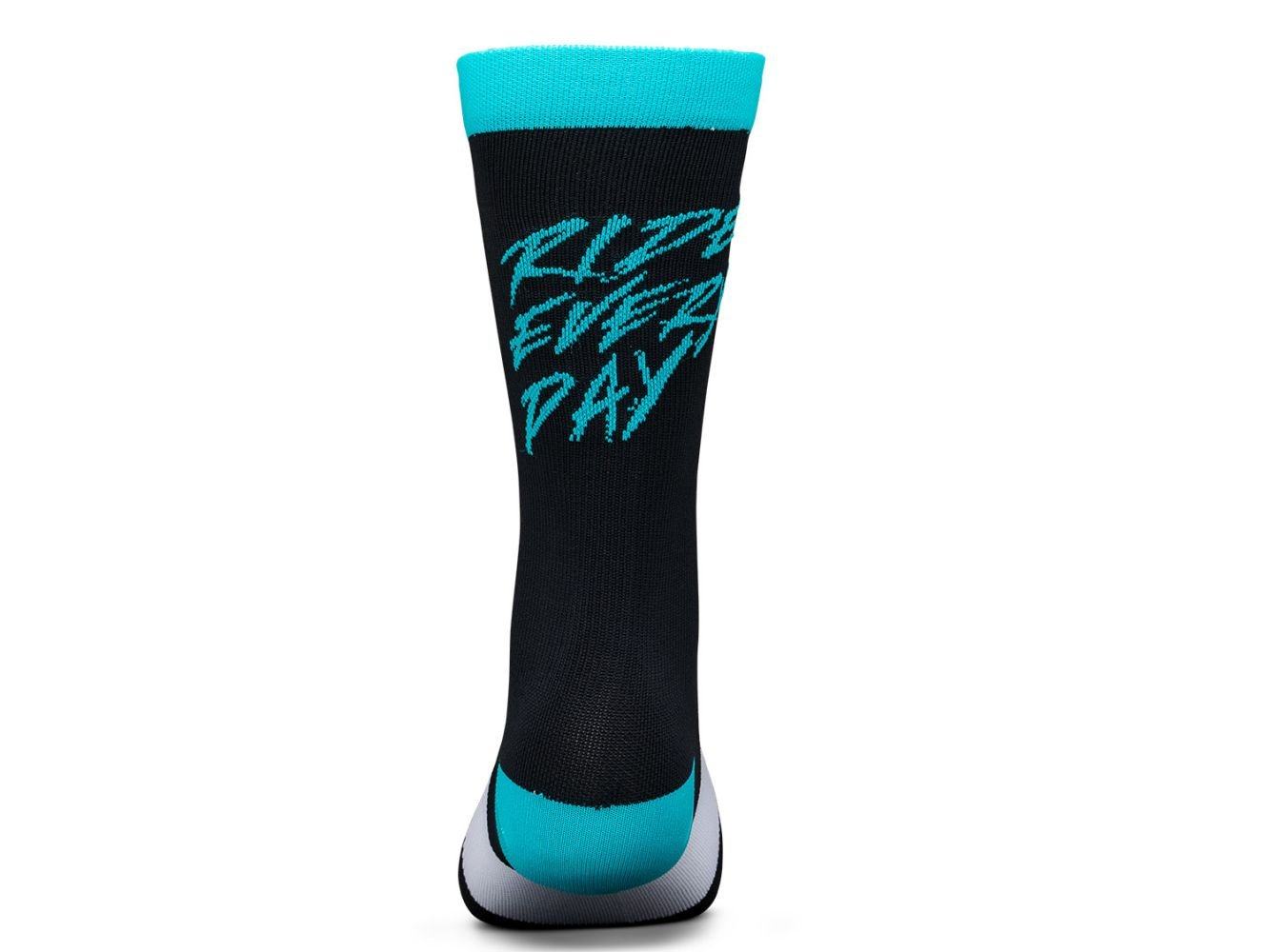 Ride Concepts Ride Every Day Socks - Liquid-Life #Wähle Deine Farbe_Black/Aqua