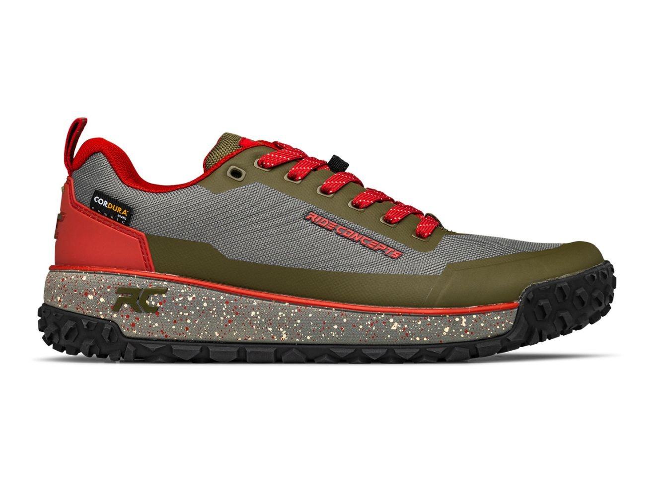 Ride Concepts Tallac Flat Men's Shoe - Liquid-Life #Wähle Deine Farbe_Charcoal/Oxblood