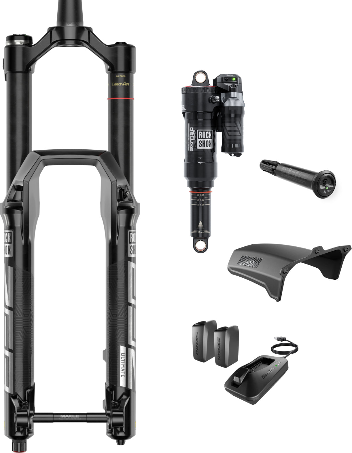 RockShox FLIGHT ATTENDANT ZEB 29 UPGRADE KIT TREK SLASH 21-22 - Liquid-Life #Wähle Deine Farbe_Schwarz
