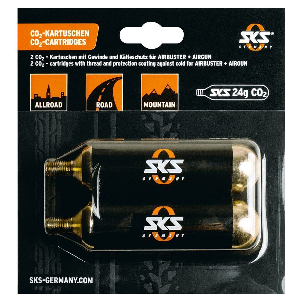 SKS Co2 Kartuschen-Set 24G Mit Gewinde - Liquid-Life