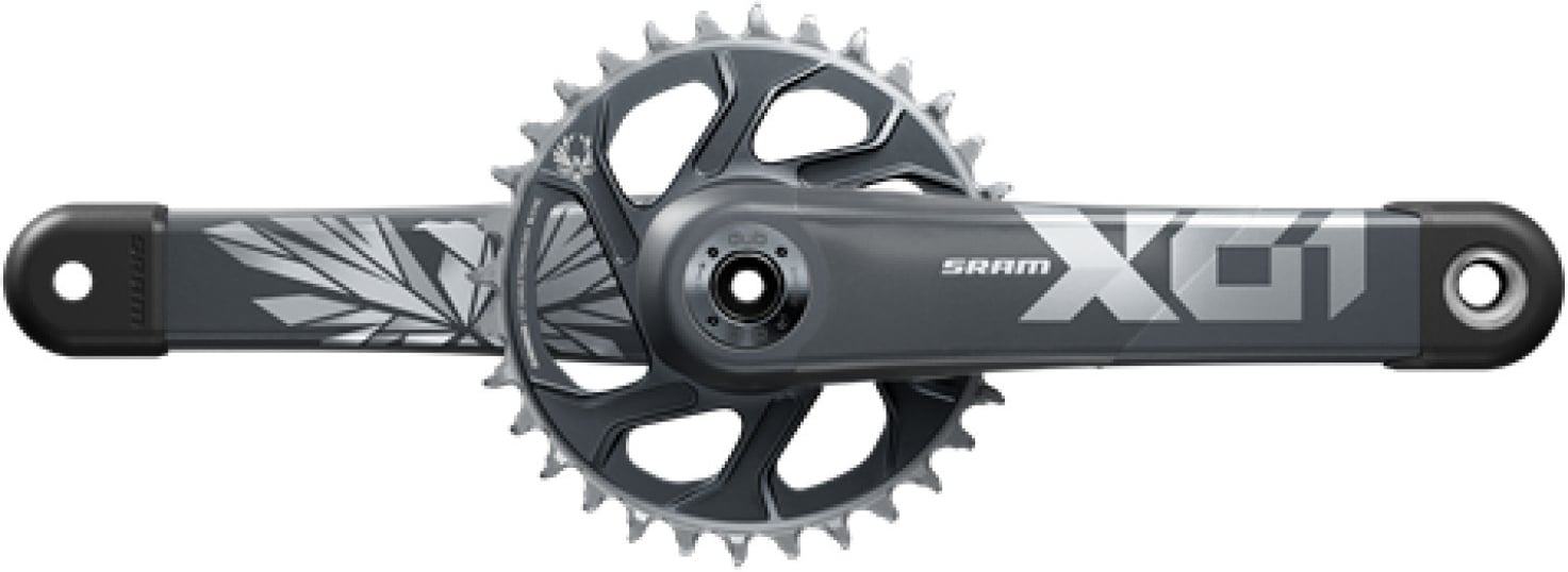 SRAM Kurbelgarnitur X01 Eagle Boost DUB 170 mm / schwarz - Liquid-Life