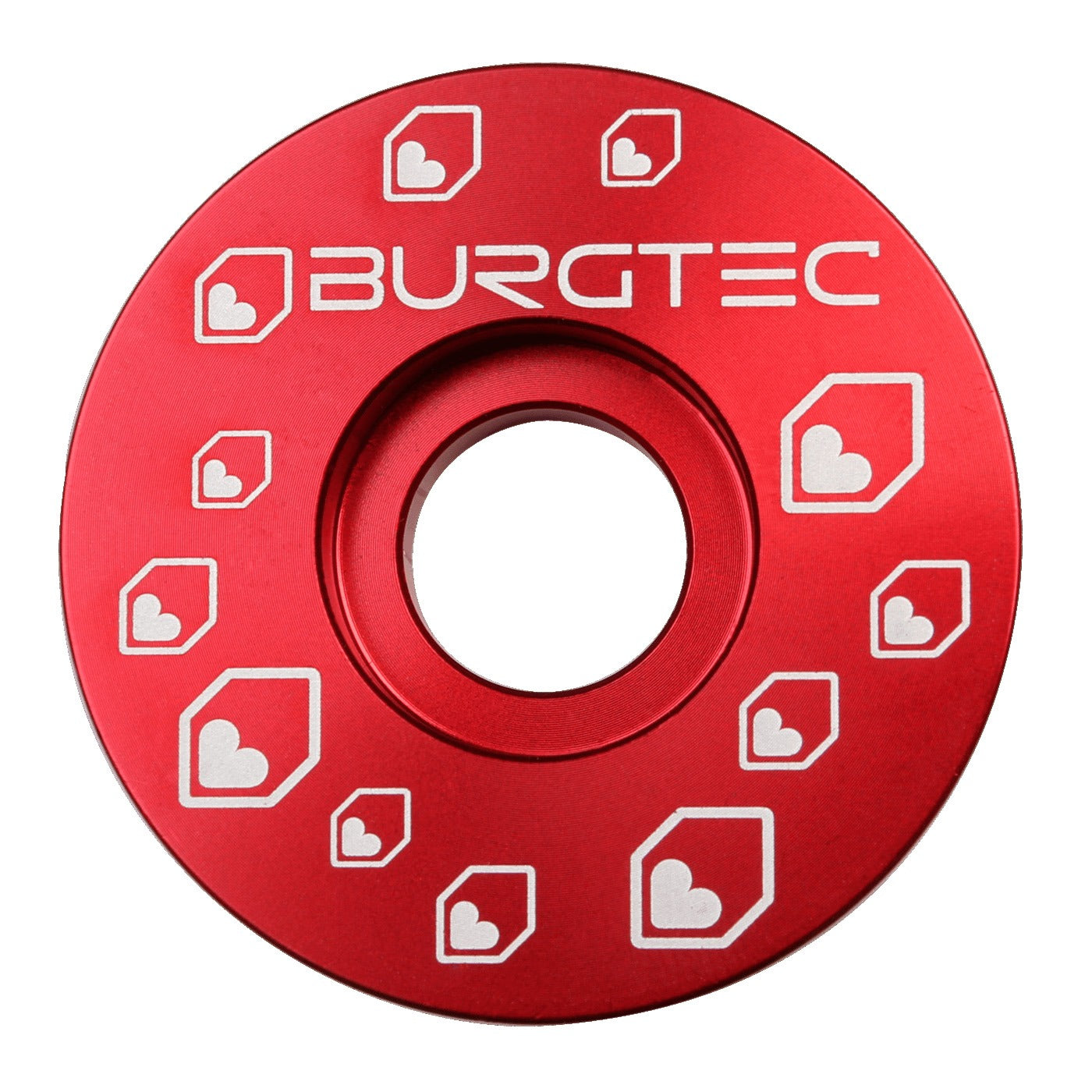 Burgtec Top Cap - Liquid-Life #Wähle Deine Farbe_Race Red