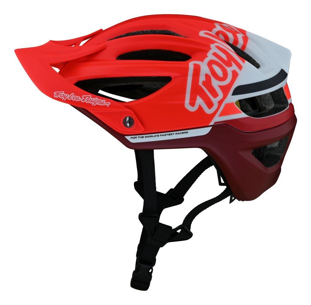 Troy Lee Designs A2 MIPS Helm Silhouette - Liquid-Life #Wähle Deine Farbe_red