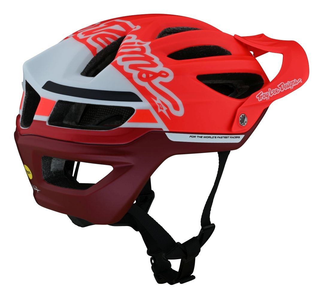 Troy Lee Designs A2 MIPS Helm Silhouette - Liquid-Life #Wähle Deine Farbe_red