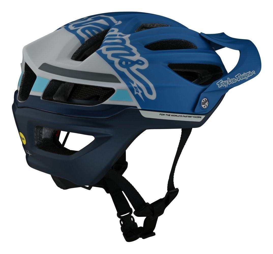 Troy Lee Designs A2 MIPS Helm Silhouette - Liquid-Life #Wähle Deine Farbe_blue