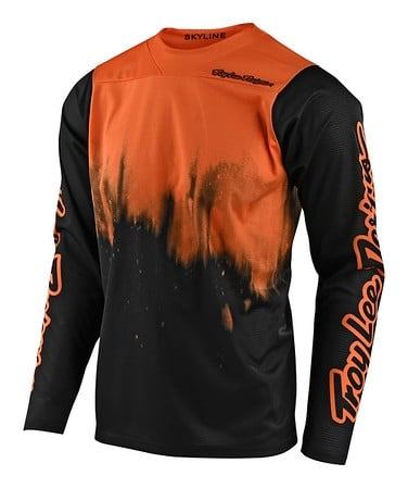Troy Lee Designs Skyline LS Jersey - Liquid-Life #Wähle Deine Farbe_Diffuze Tangelo / Black