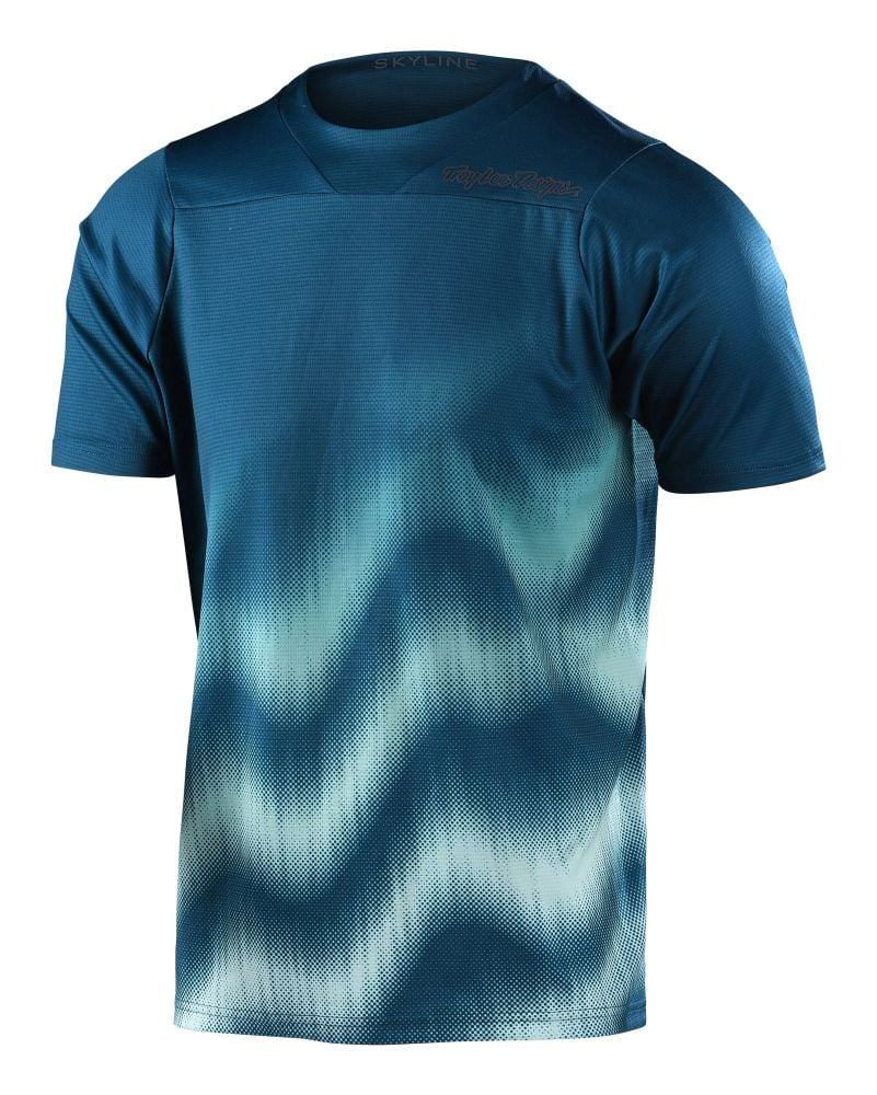 Troy Lee Designs Skyline SS Jersey Wave - Liquid-Life #Wähle Deine Farbe_jungle green
