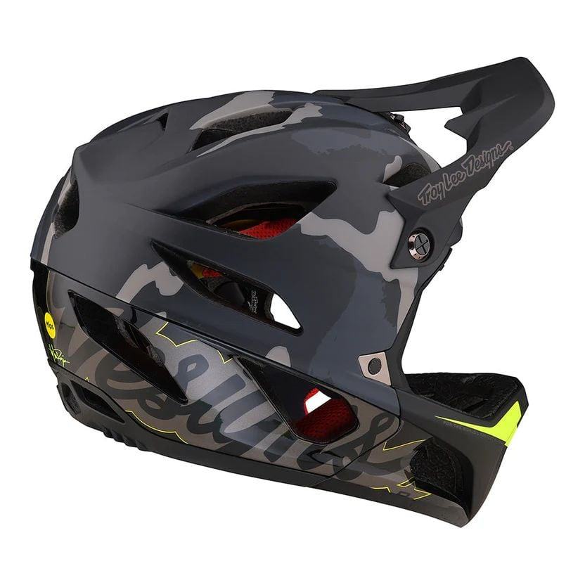 Troy Lee Designs Stage Helmet W/Mips - Liquid-Life #Wähle Deine Farbe_Signature Camo Black