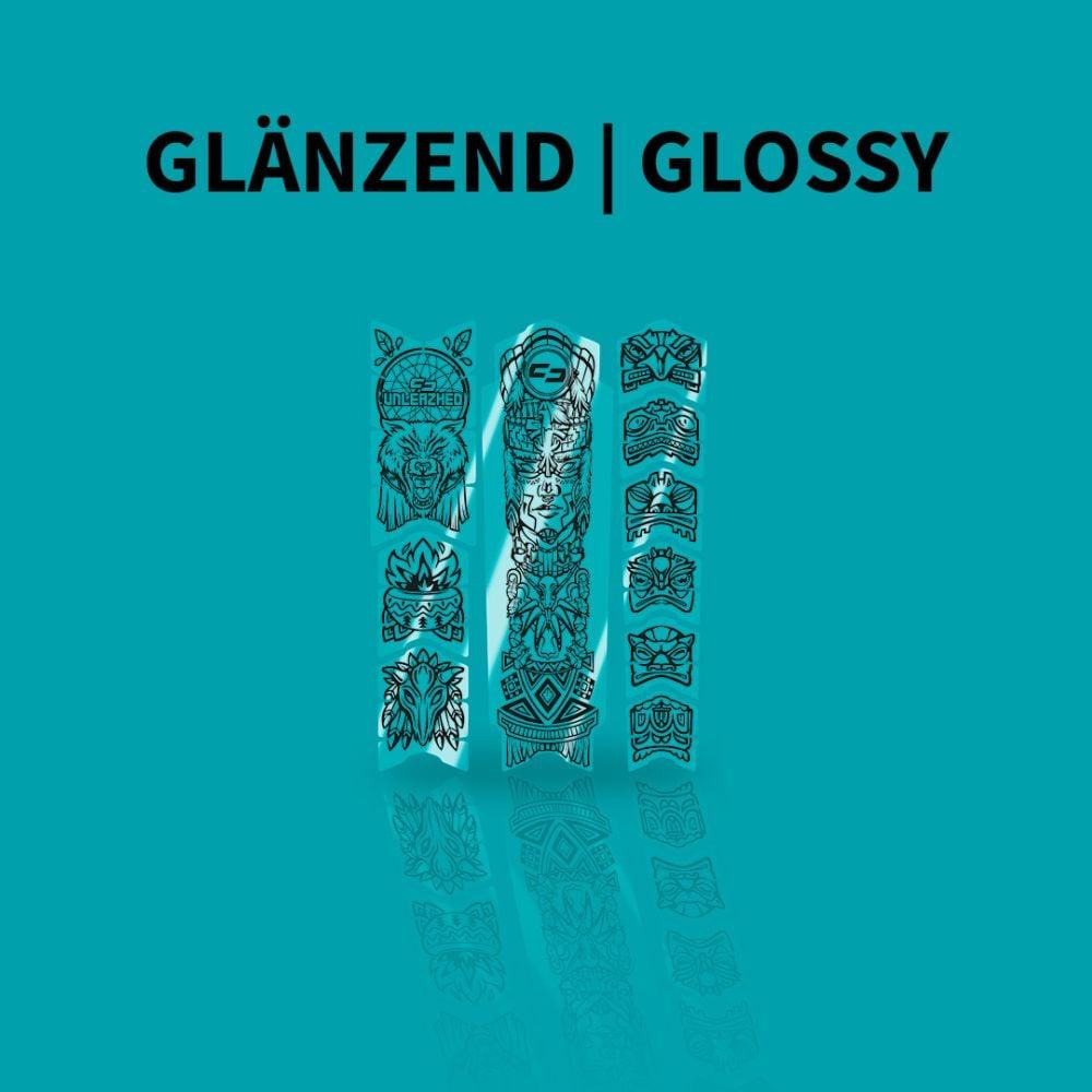 unleazhed frame unscratch BP01-S - Liquid-Life #Wähle Deine Farbe_Tatanka Black Glossy