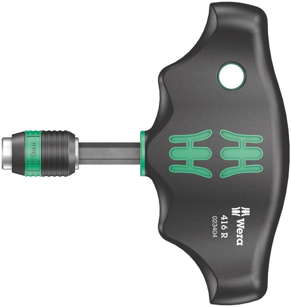 Wera 416 R Quergriff-Bits-Handhalter mit Rapidaptor Schnellwechselfutter, 1/4 x 45 mm - Liquid-Life