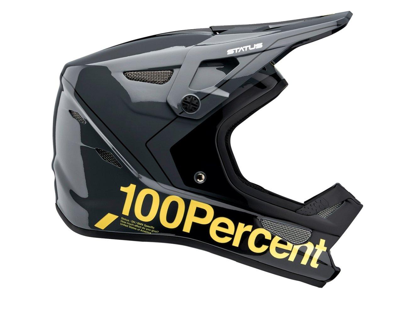 100% Status DH/BMX helmet - Liquid-Life #Wähle Deine Farbe_Carby Charcoal