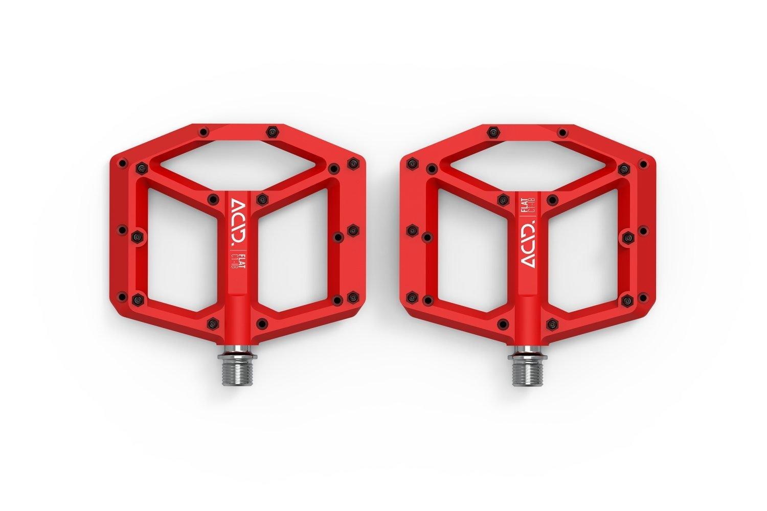 Acid Pedale FLAT C1-IB - Liquid-Life #Wähle Deine Farbe_Red