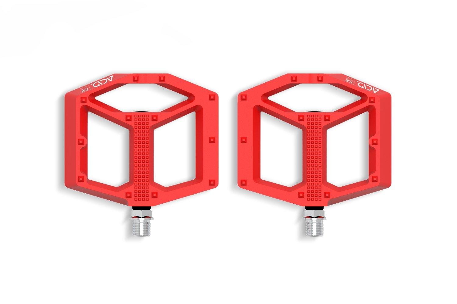 Acid Pedale FLAT C2-CC - Liquid-Life #Wähle Deine Farbe_Red