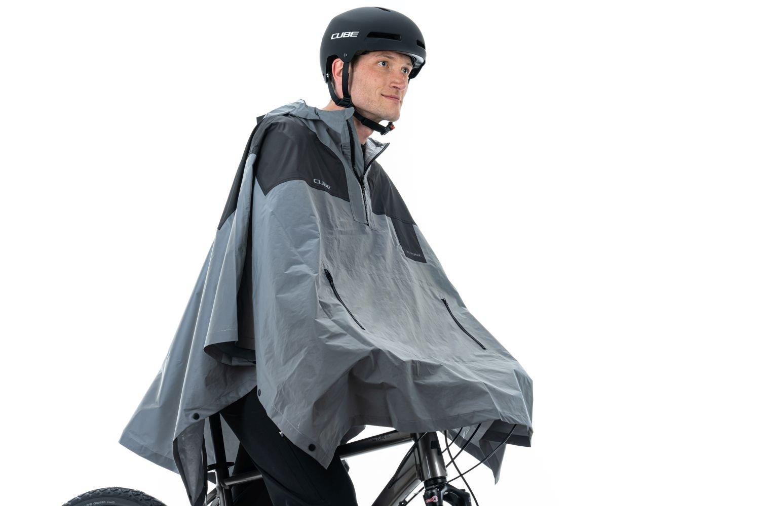 Cube ATX Utility Poncho - Liquid-Life #Wähle Deine Farbe_Safety Silver´n´Grey