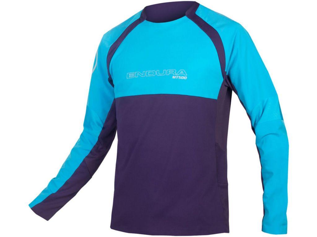 Endura MT500 Burner Trikot L/S II - Liquid-Life #Wähle Deine Farbe_Electric Blue