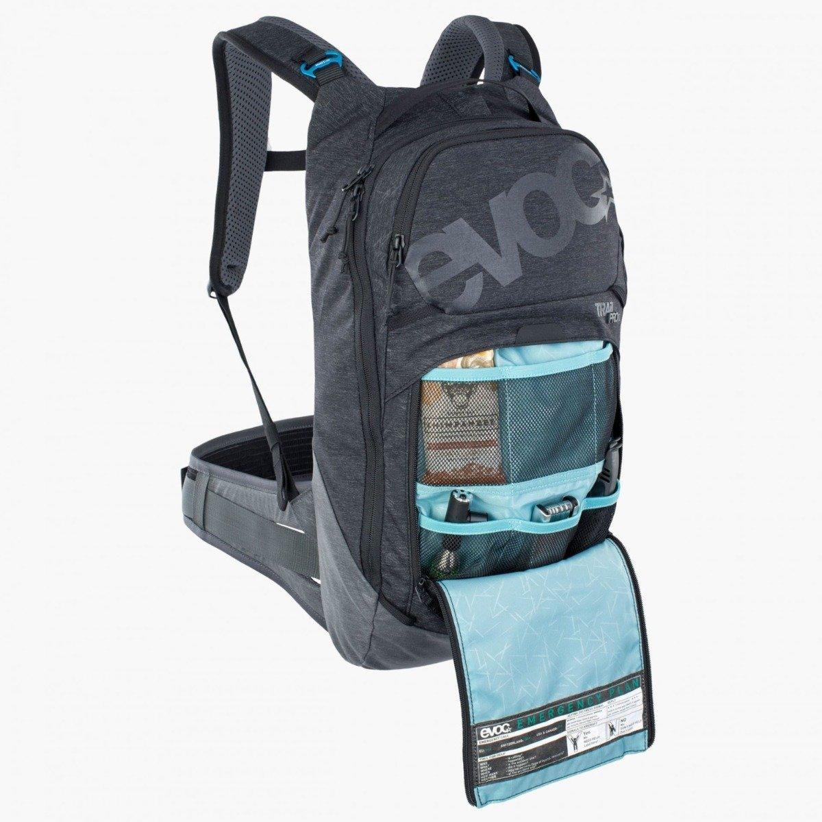 Evoc Trail Pro 10 - Liquid-Life #Wähle Deine Farbe_Black/Carbon Grey