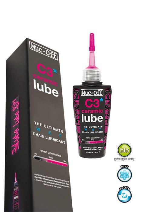 Muc Off C3 Wet Ceramic Lube Kettenschmiermittel 50 ml - Liquid-Life