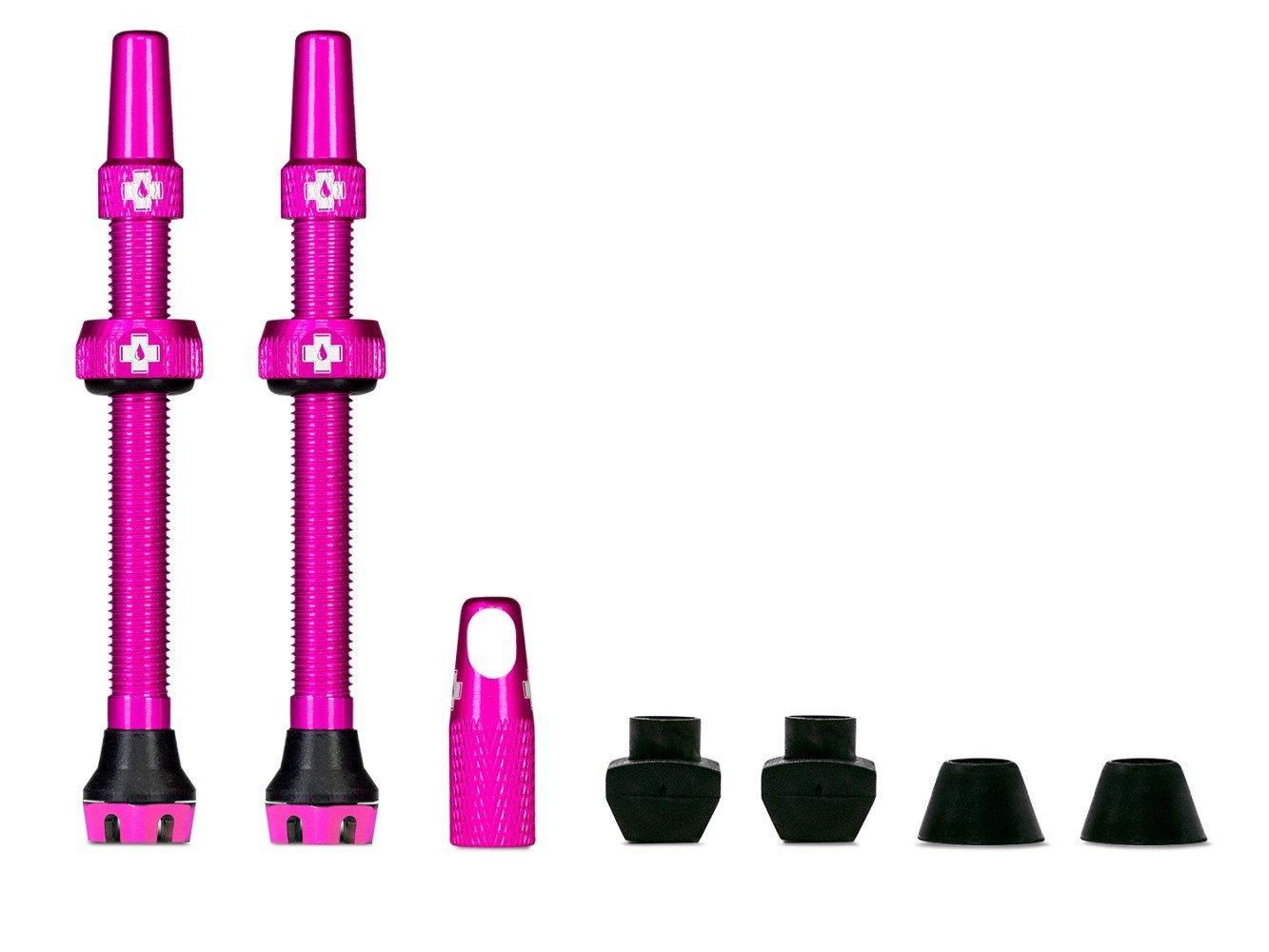 Muc Off Tubeless Valve Kit V2 Universal MTB & Road - Liquid-Life #Wähle Deine Farbe_pink