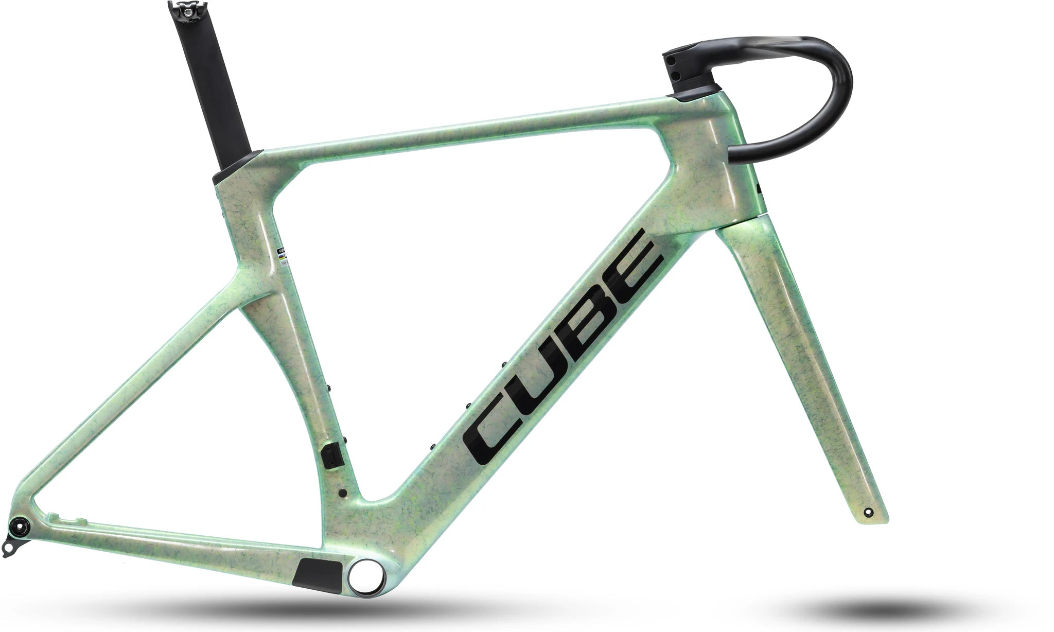 Cube Litening Aero C:68X Frameset genesisfibre´n´black 2027