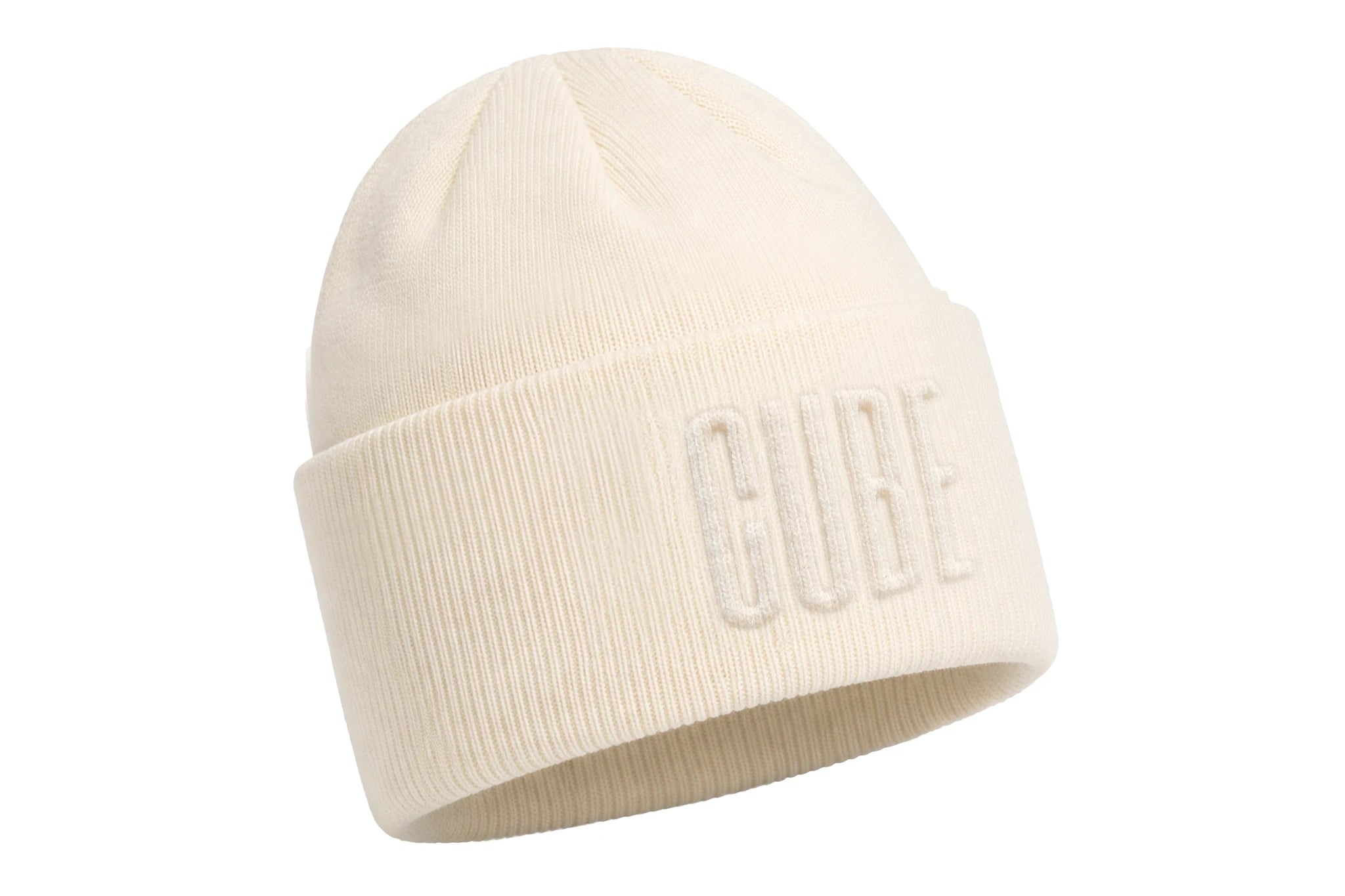 Cube Beanie Embossed - Liquid-Life #Wähle Deine Farbe_creme