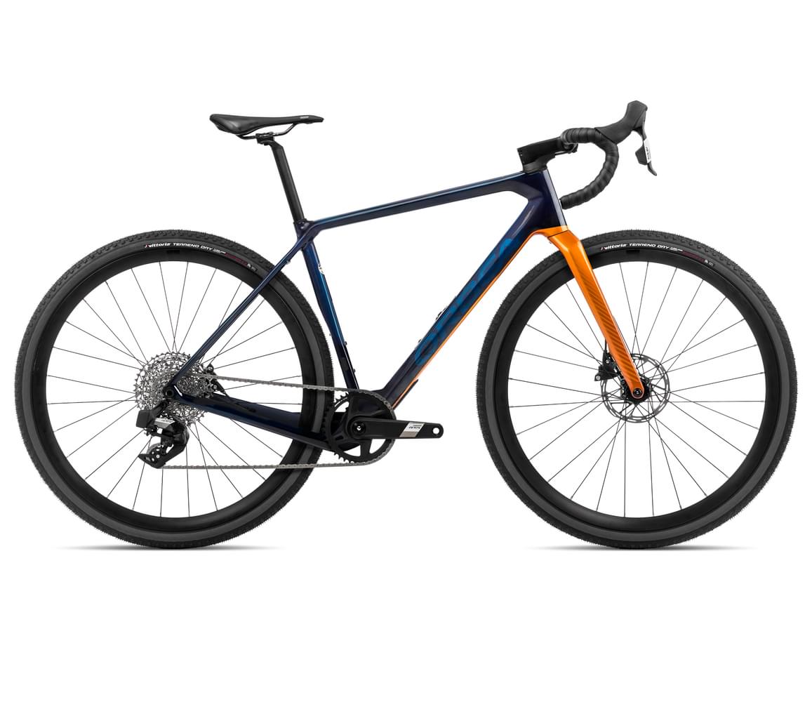 Orbea TERRA M41eTEAM 1X Blue Carbon ViewLeo Orange