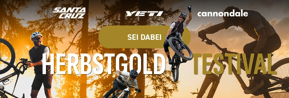 Herbstgold Testival  Santa Cruz Yeti Cannondale testen