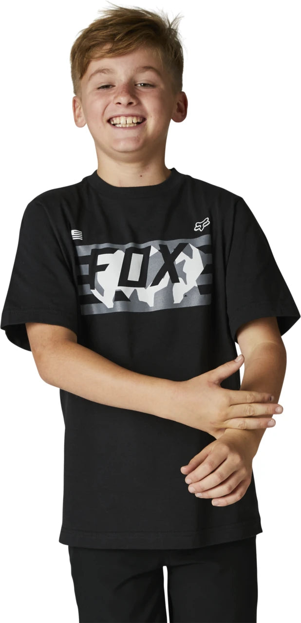Fox Rwt Flag SS Tee Youth - Liquid-Life #Wähle Deine Farbe_Black