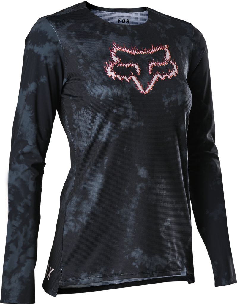 Fox Damen Flexair LS Jersey TS57 - Liquid-Life #Wähle Deine Farbe_Black