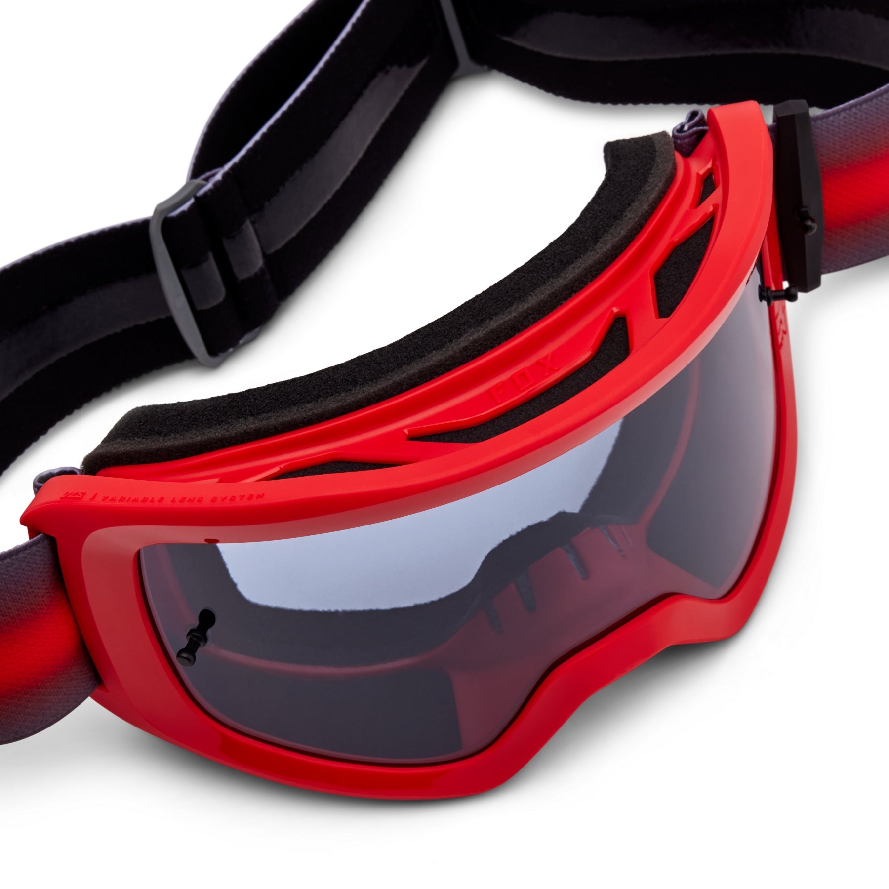 Fox Main Interfere Goggle - Smoke - Liquid-Life #Wähle Deine Farbe_Fluorescent Red