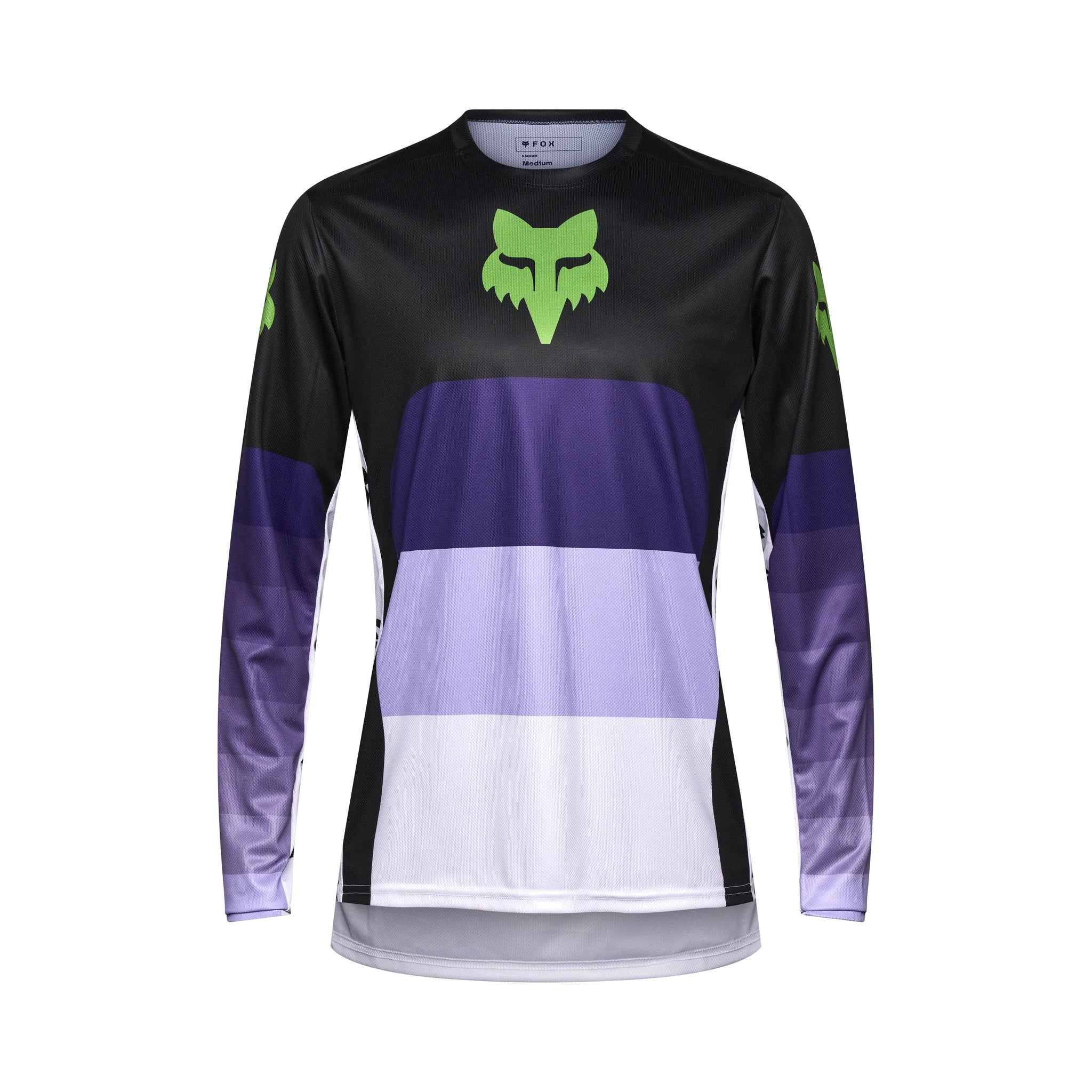 Fox Ranger LS Jersey Grid - Liquid-Life #Wähle Deine Farbe_Black