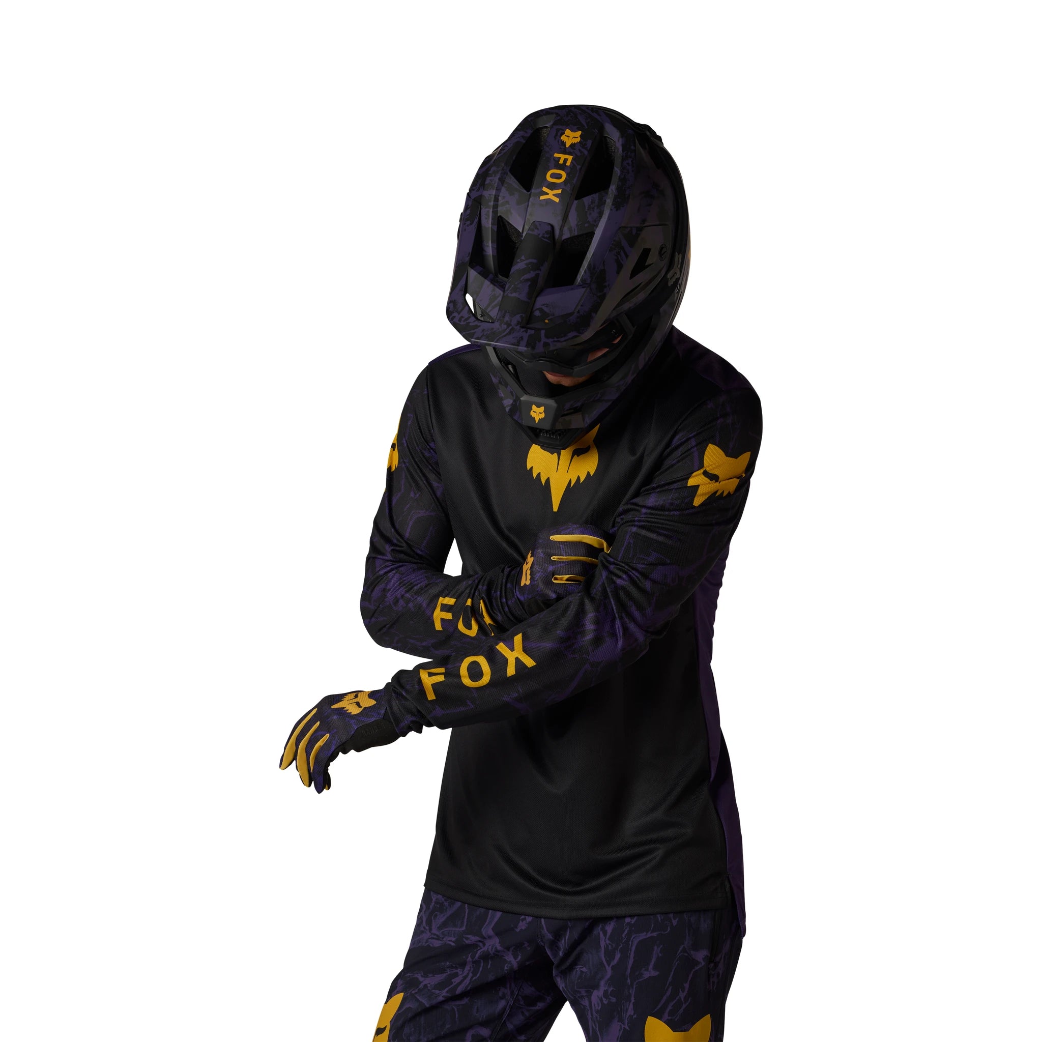 Fox Ranger SS Jersey I. Print - Liquid-Life #Wähle Deine Farbe_plum