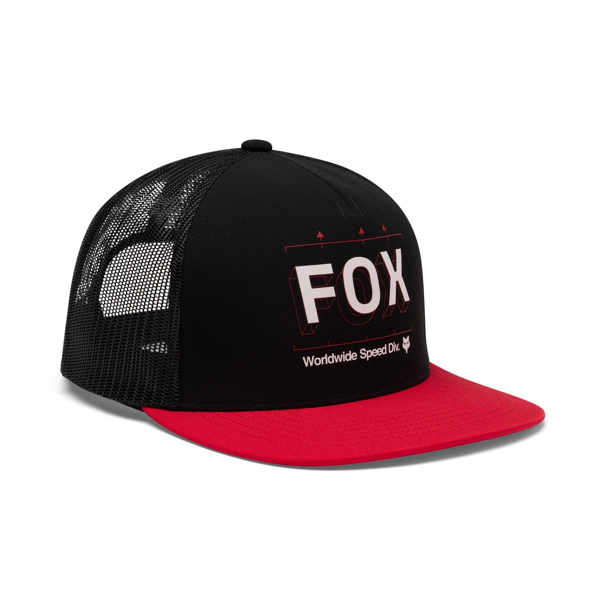 Fox Snapback Trucker I. Print - Liquid-Life #Wähle Deine Farbe_black