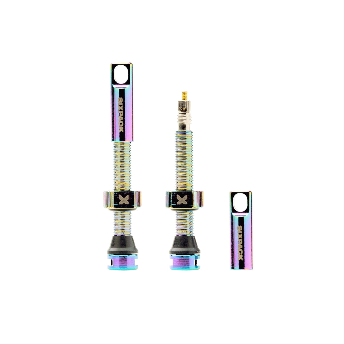 Sixpack Tubeless Ventile - Liquid-Life #Wähle Deine Farbe_oilslick