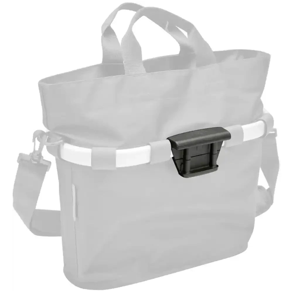 Klickfix Fahrradkorb oval - Liquid-Life #Wähle Deine Farbe_black/silver