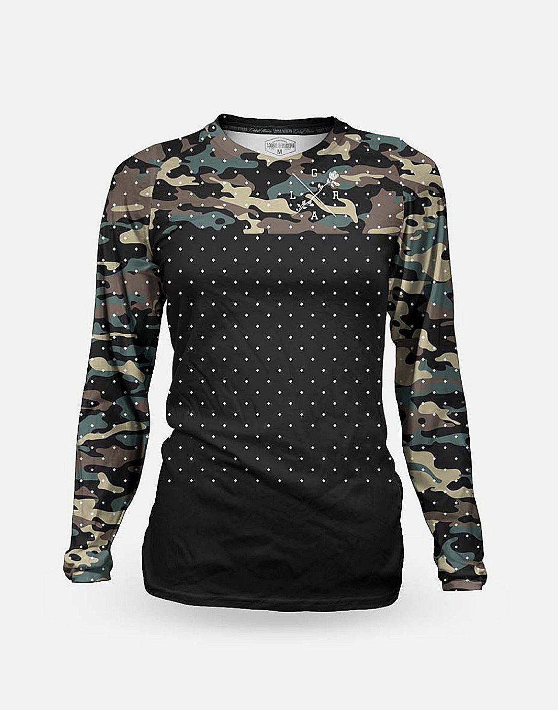 Loose Riders C/S Damen Longsleeve Trikot - Liquid-Life #Wähle Deine Farbe_Tundra Forest